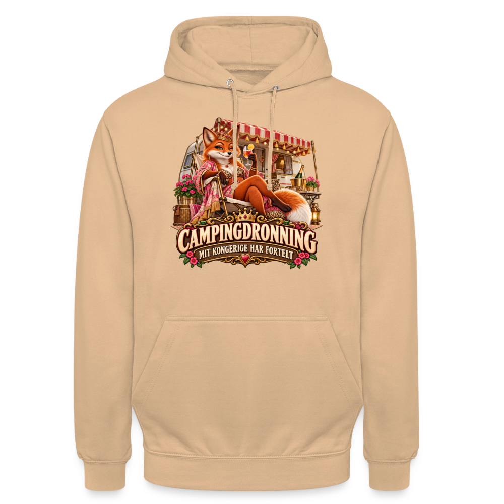 CityShirts - Hoodie - Campingdronning – Mit kongerige har fortelt - CS042 - fersken