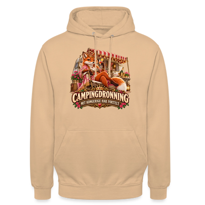 CityShirts - Hoodie - Campingdronning – Mit kongerige har fortelt - CS042 - fersken