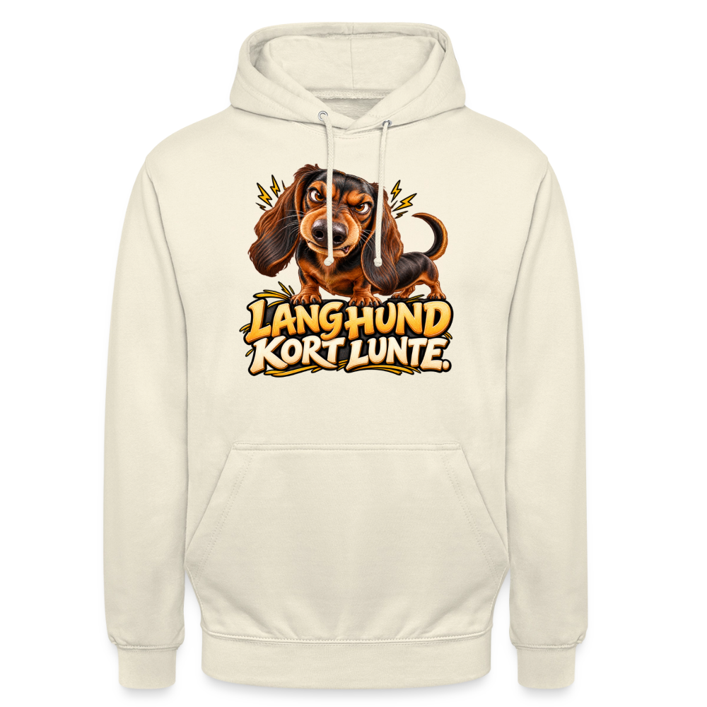 CityShirts - Hoodie - Lang Hund – Kort Lunte - CS026 - vaniljemilkshake