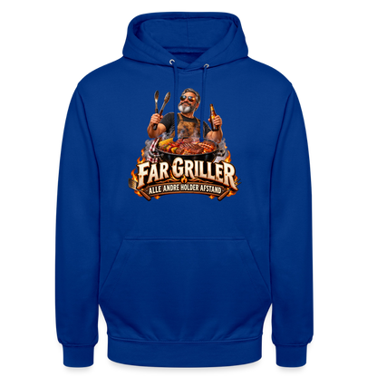 CityShirts - Hoodie - Far griller – Alle andre holder afstand - CS055 - kongeblå