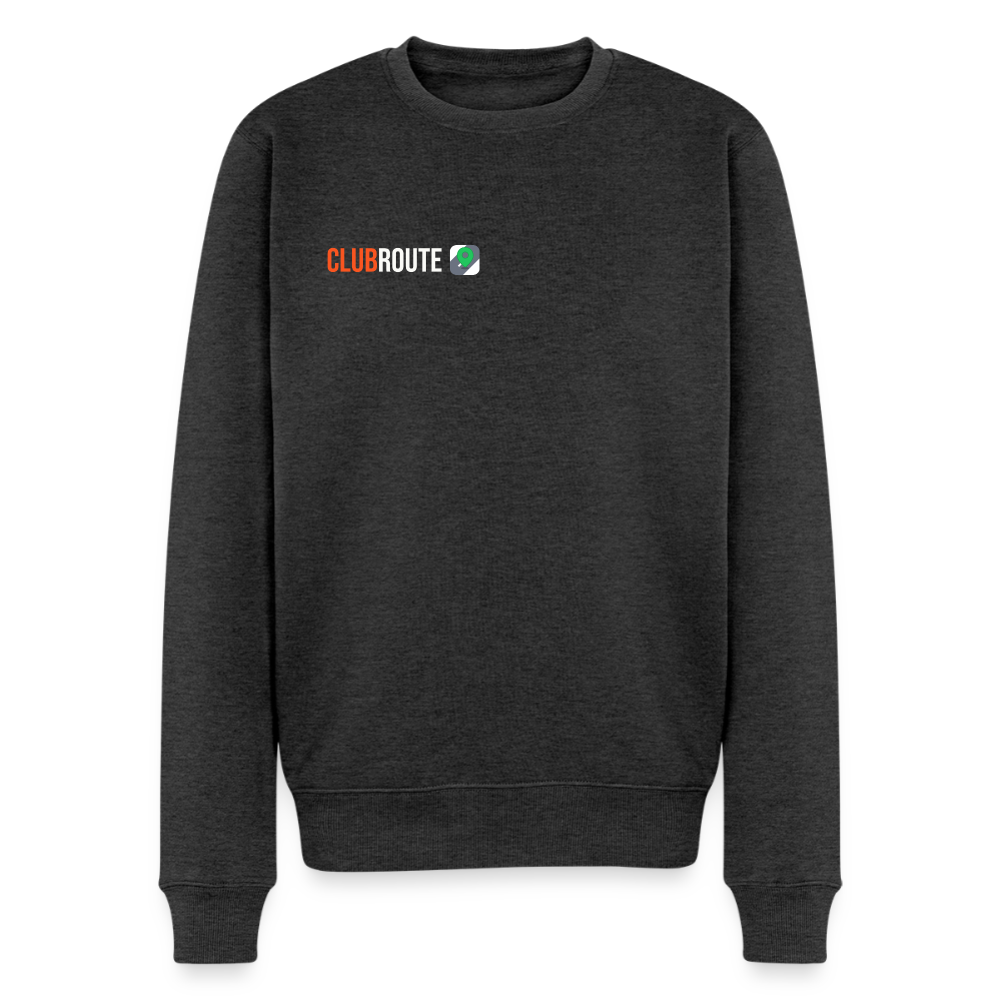 CLUBROUTE sweatshirt - antracit meleret