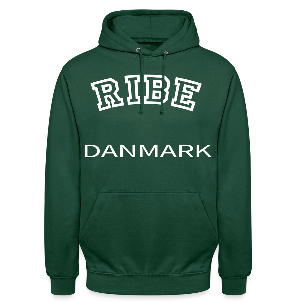 CityShirt - Hoodie - Ribe - flaskegrøn
