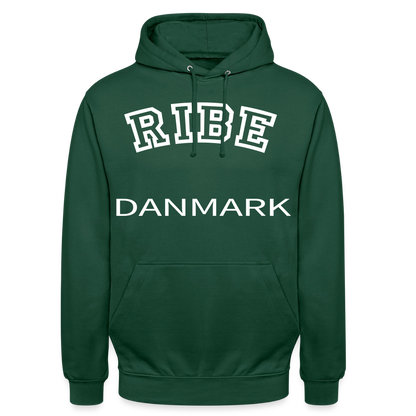 CityShirt - Hoodie - Ribe - flaskegrøn