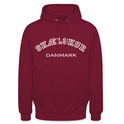 CityShirt - Hoodie - Skælskør - bordeaux