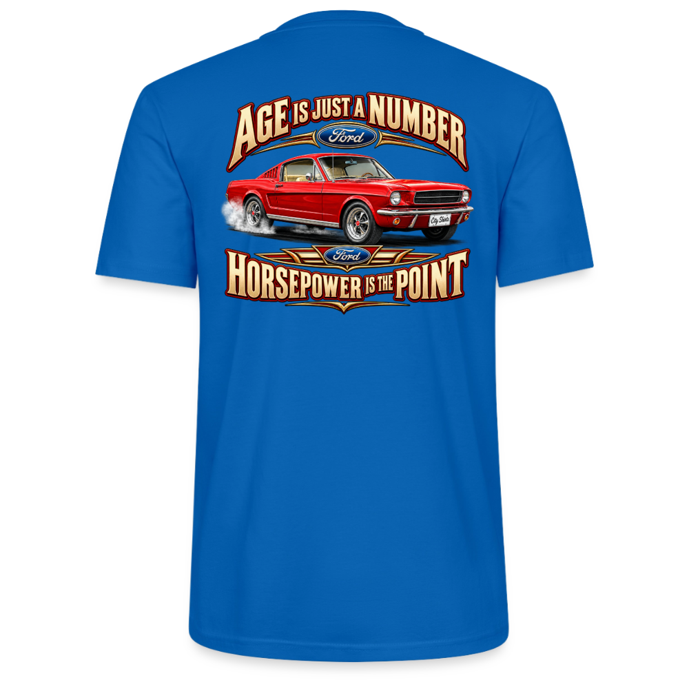 Carshirt T204 Ford - påfugleblå