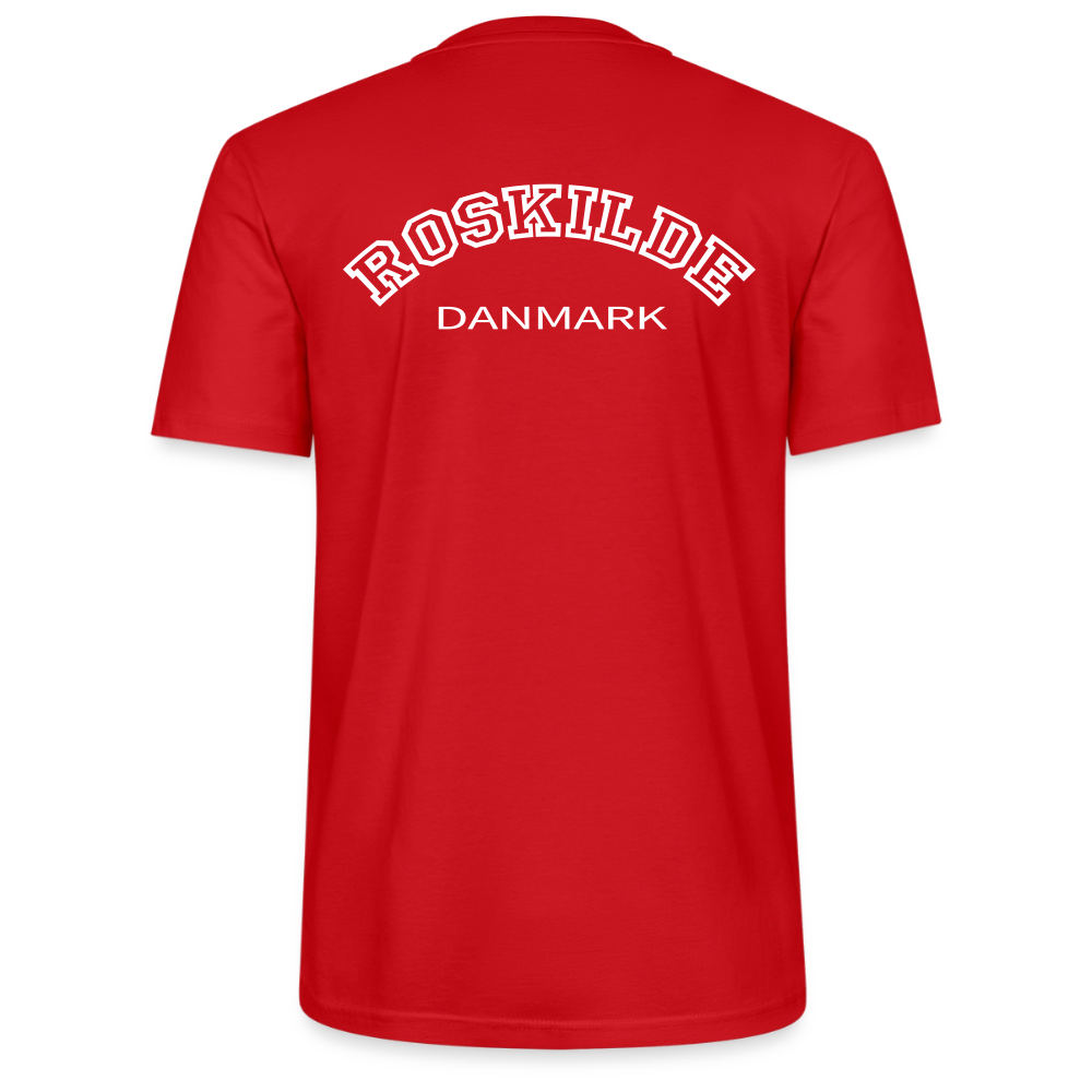 T-shirt unisex - Roskilde - rød