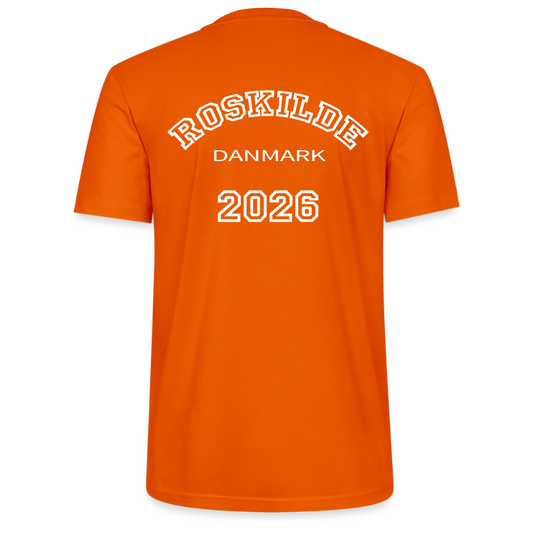 T-shirt unisex - Roskilde 2026 - mørk orange