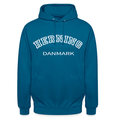 CityShirt - Hoodie - Herning - dybt havblå 