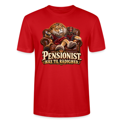 CityShirts - T-shirt - Pensionist. Ikke til rådighed. - CS030 - rød