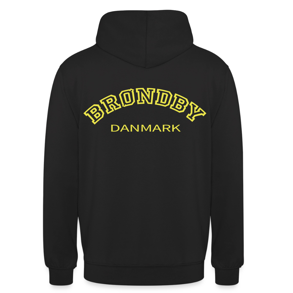 Hættetrøje unisex - Brøndby - sort