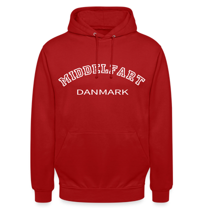 CityShirt - Hoodie - Middelfart - rød