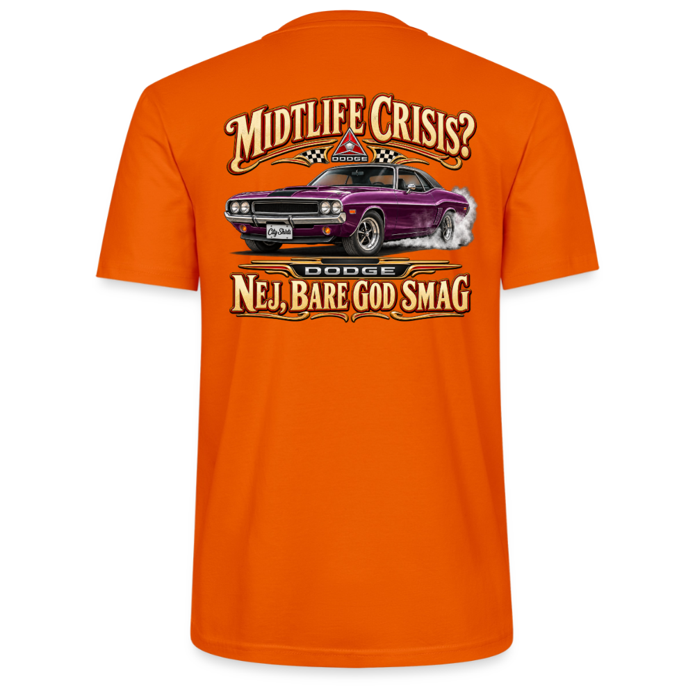 Carshirt T202 Dodge - mørk orange