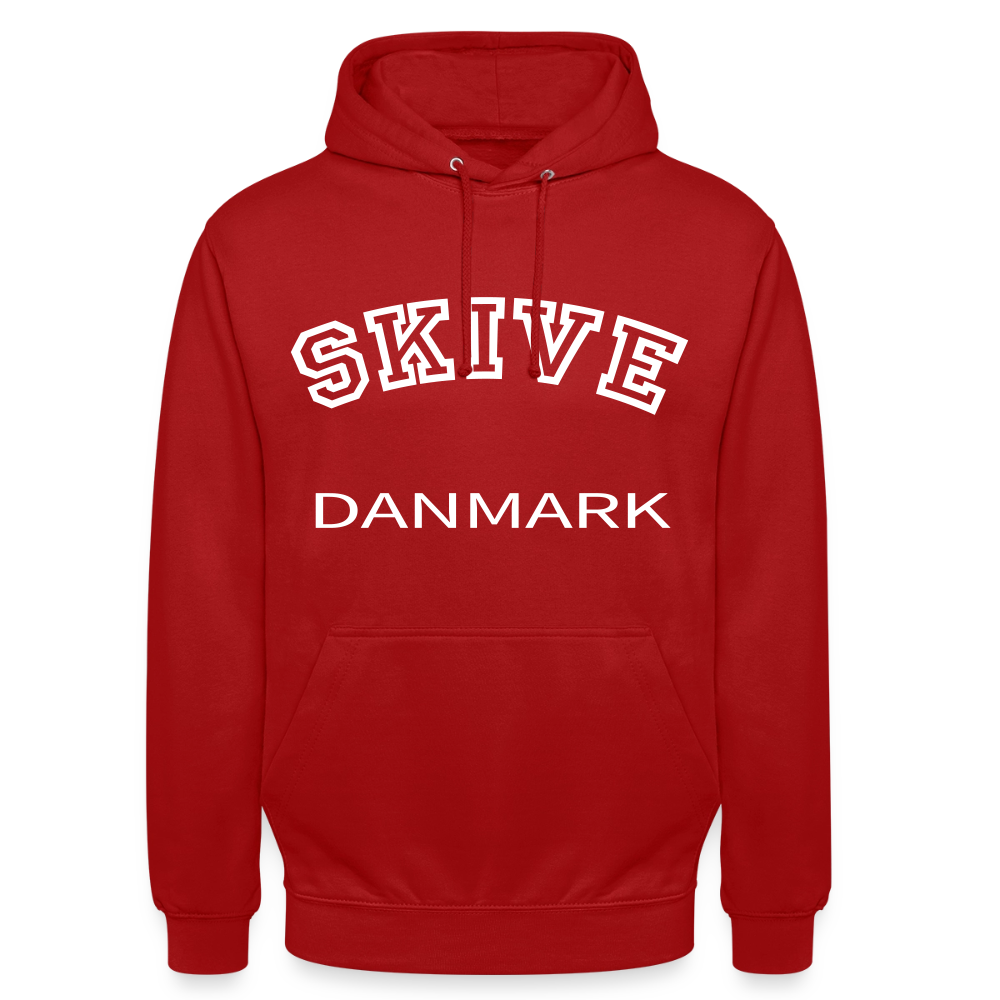 CityShirt - Hoodie - Skive - rød