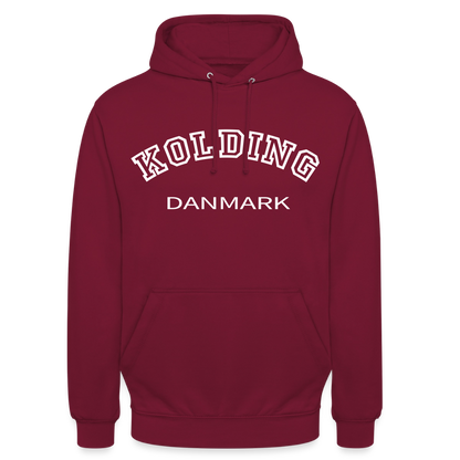 CityShirt - Hoodie - Kolding - bordeaux