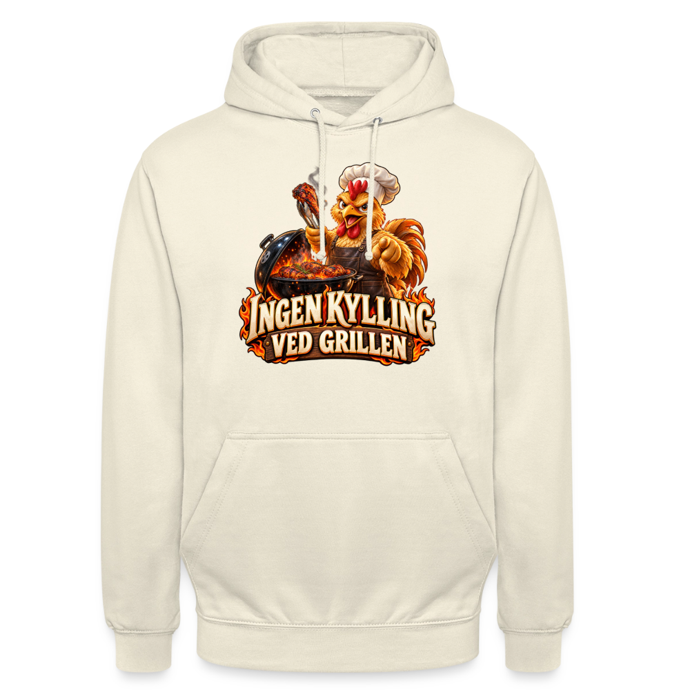 CityShirts - Hoodie - Ingen kylling ved grillen - CS054 - vaniljemilkshake
