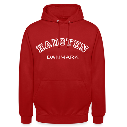 CityShirt - Hoodie - Hadsten - rød
