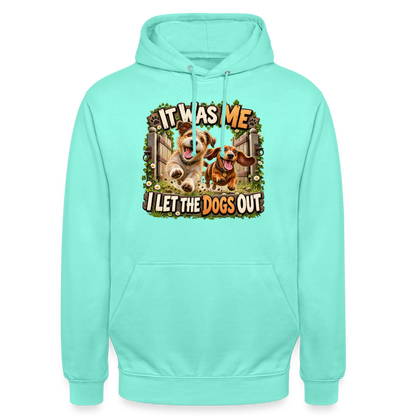 CityShirts - Hoodie - It was me – I let the dogs out - CS013 - mint