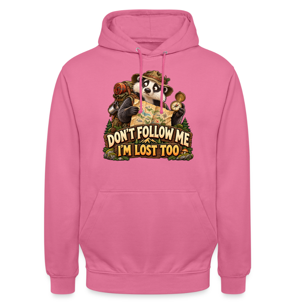 CityShirts - Hoodie - Don’t follow me – I’m lost too - CS019 - pink