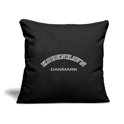 Sofapudebetræk 45 x 45 cm - København - black