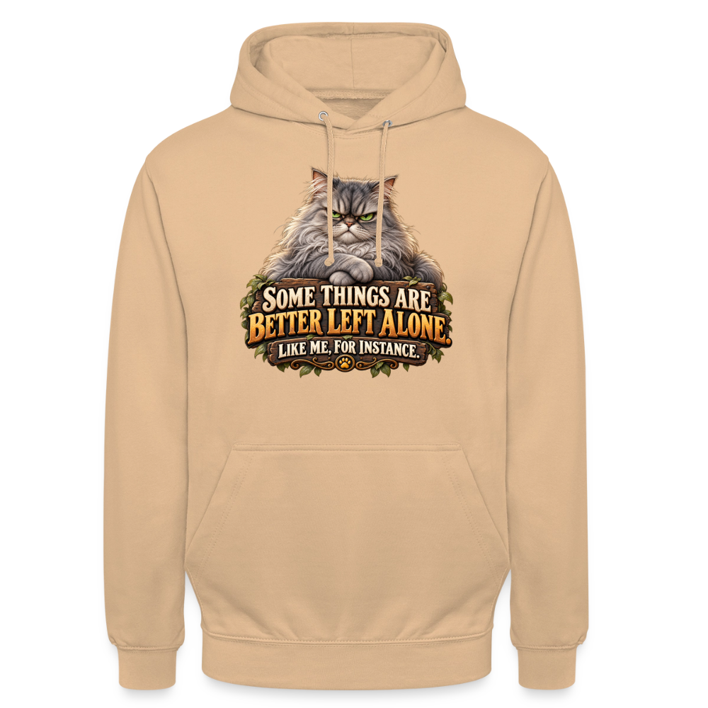 CityShirts - Hoodie - Better left alone – Like me, for instance - CS015 - fersken