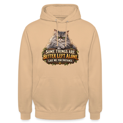 CityShirts - Hoodie - Better left alone – Like me, for instance - CS015 - fersken