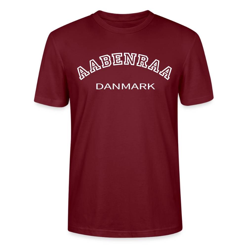 CityShirt - T-shirt - Aabenraa - burgunder-rød