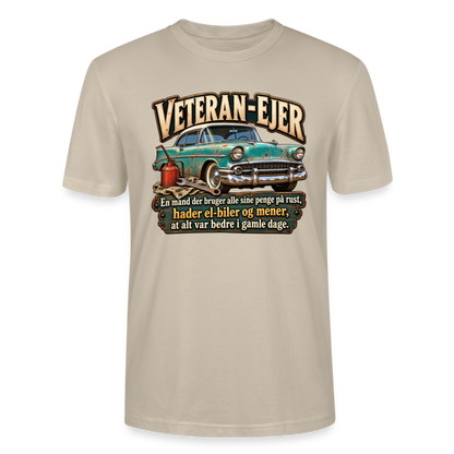 CityShirts - T-shirt - Veteran-ejer - CS017 - beige