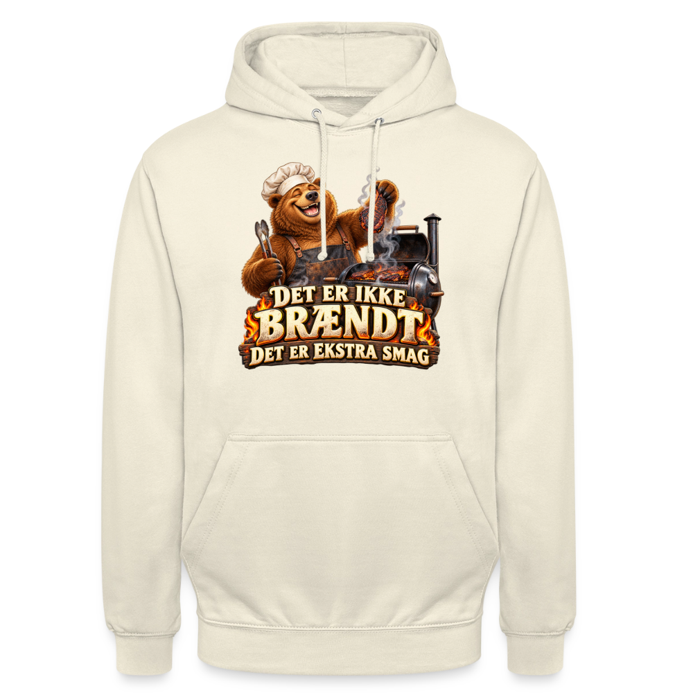 CityShirts - Hoodie - Det er ikke brændt – Det er ekstra smag - CS046 - vaniljemilkshake
