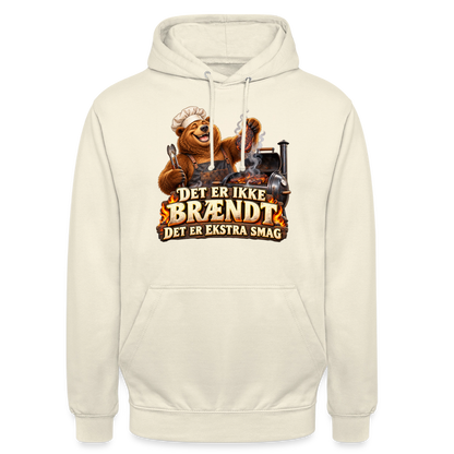 CityShirts - Hoodie - Det er ikke brændt – Det er ekstra smag - CS046 - vaniljemilkshake