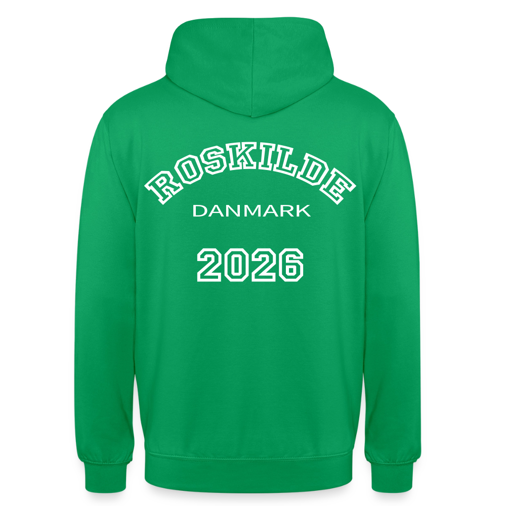 Hættetrøje unisex - Roskilde 2026 - kelly grøn