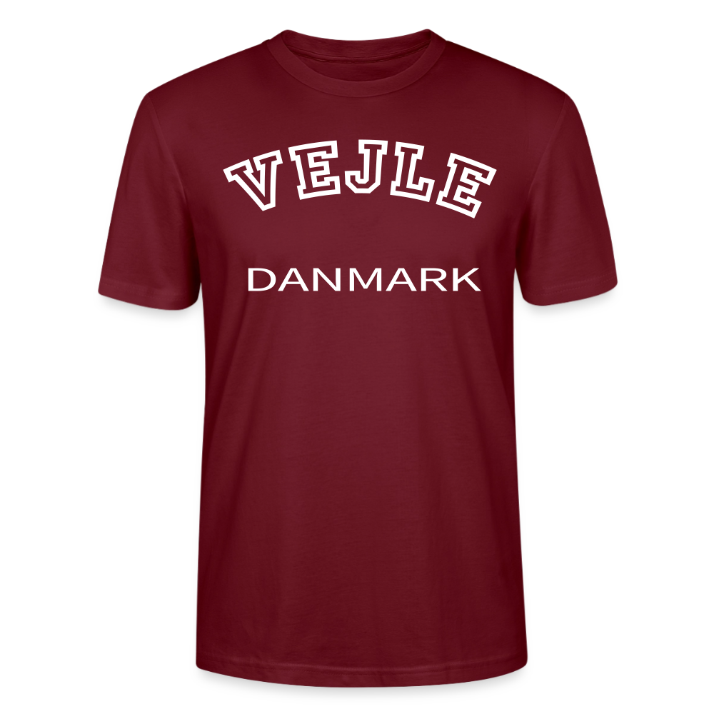 CityShirt - T-shirt - Vejle - burgunder-rød