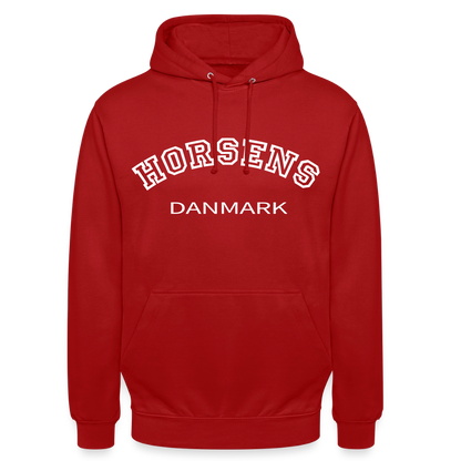 CityShirt - Hoodie - Horsens - rød