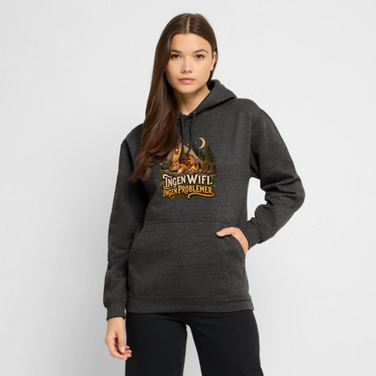 CityShirts - Hoodie - Ingen WiFi. Ingen problemer. - CS036 - charcoal