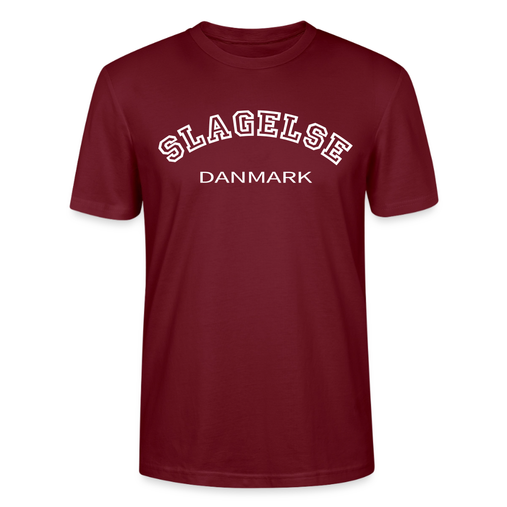 CityShirt - T-shirt - Slagelse - burgunder-rød