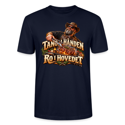 CityShirts - T-shirt - Tang i hånden – Ro i hovedet - CS050 - marineblå