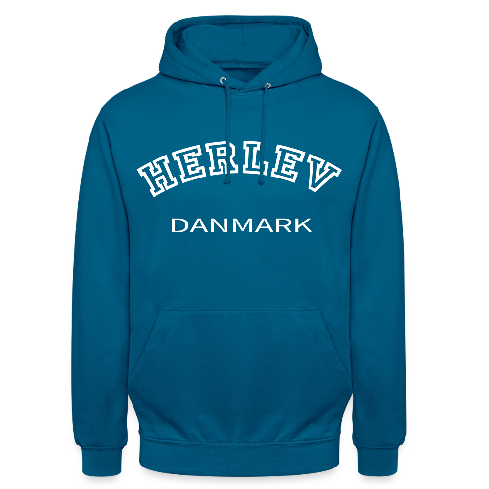 CityShirt - Hoodie - Herlev - dybt havblå 