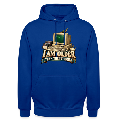 CityShirts - Hoodie - I am older than the internet - CS022 - kongeblå