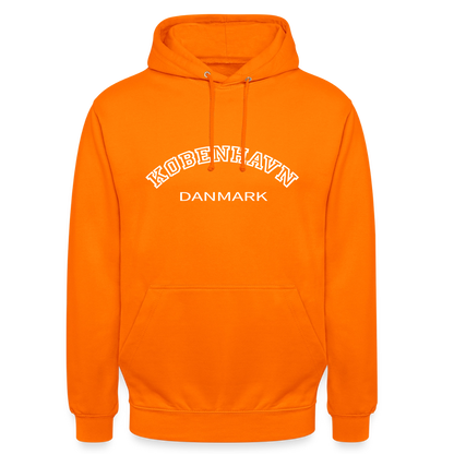 Hættetrøje unisex - København - orange