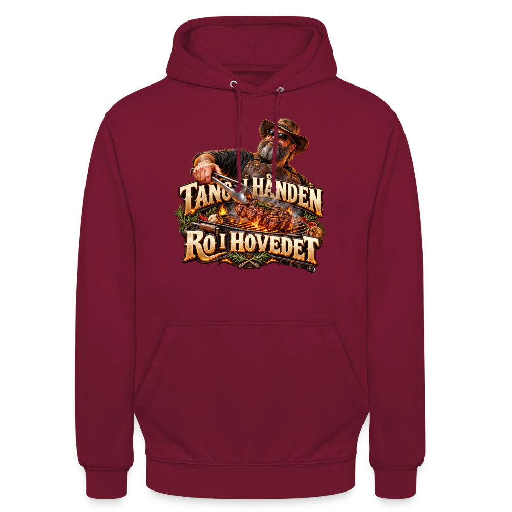 CityShirts - Hoodie - Tang i hånden – Ro i hovedet - CS050 - bordeaux