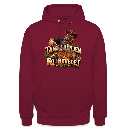 CityShirts - Hoodie - Tang i hånden – Ro i hovedet - CS050 - bordeaux