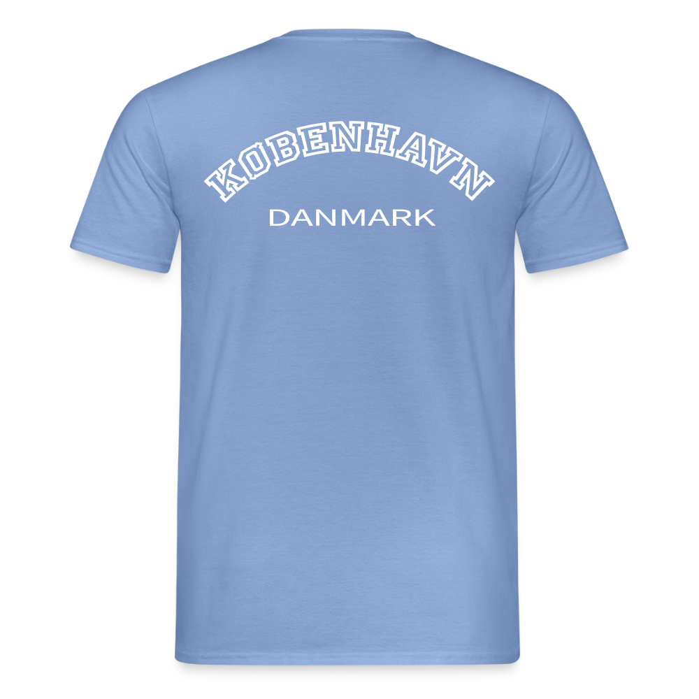 Herre-T-shirt - København - carolina blue
