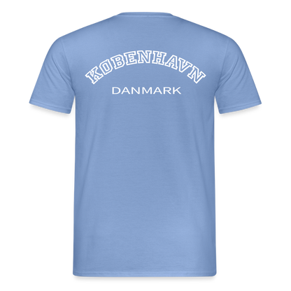Herre-T-shirt - København - carolina blue