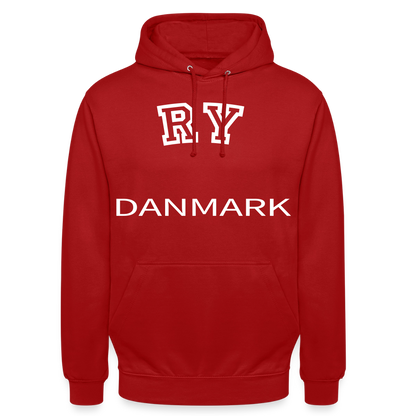 CityShirt - Hoodie - Ry - rød