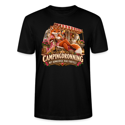 CityShirts - T-shirt - Campingdronning – Mit kongerige har fortelt - CS042 - sort