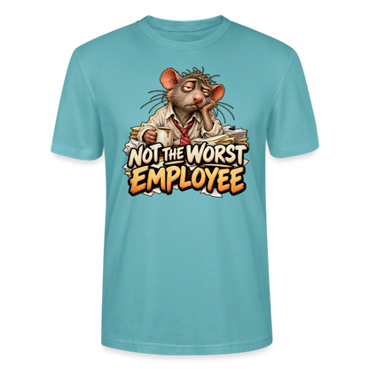 CityShirts - T-shirt - Not the worst employee - CS020 - pastelturkis
