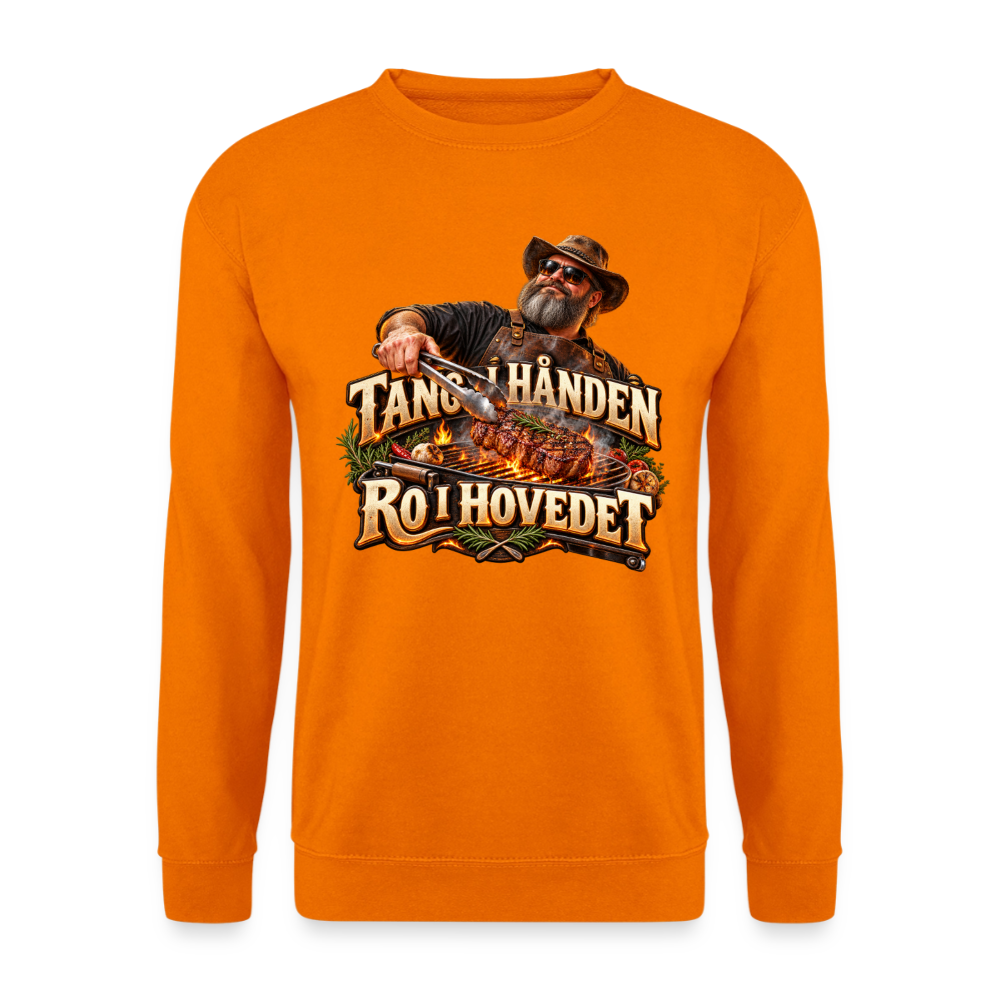 CityShirts - Sweatshirt - Tang i hånden – Ro i hovedet - CS050 - orange