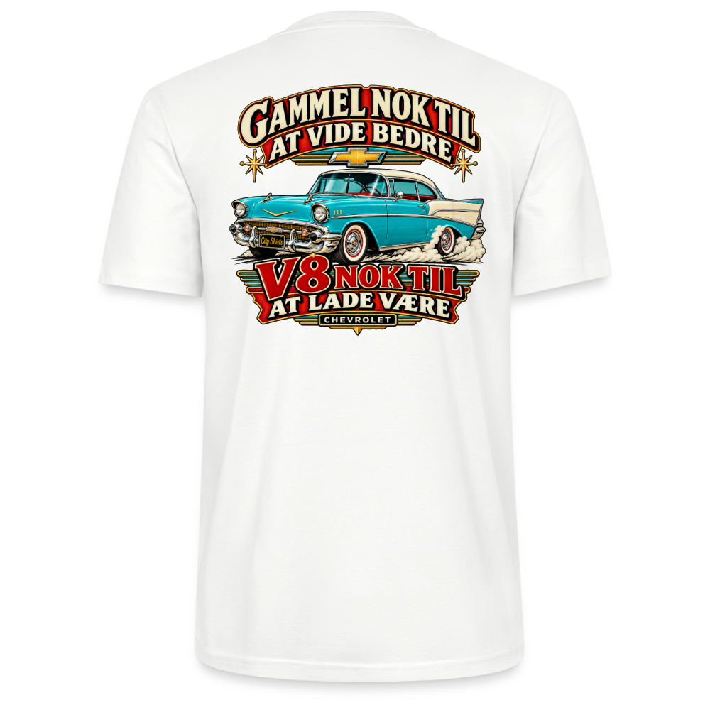 Carshirt T201 Chevrolet - hvid