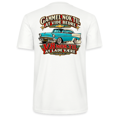 Carshirt T201 Chevrolet - hvid