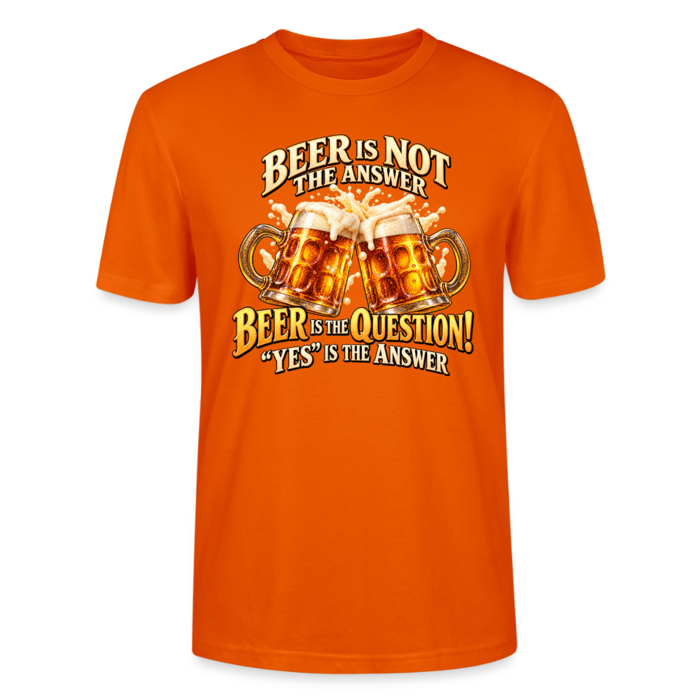 CityShirts - T-shirt - Beer - CS024 - mørk orange