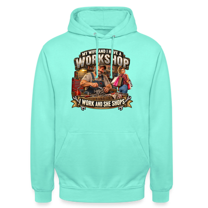 CityShirts - Hoodie - Workshop – I work and she shops - CS021 - mint